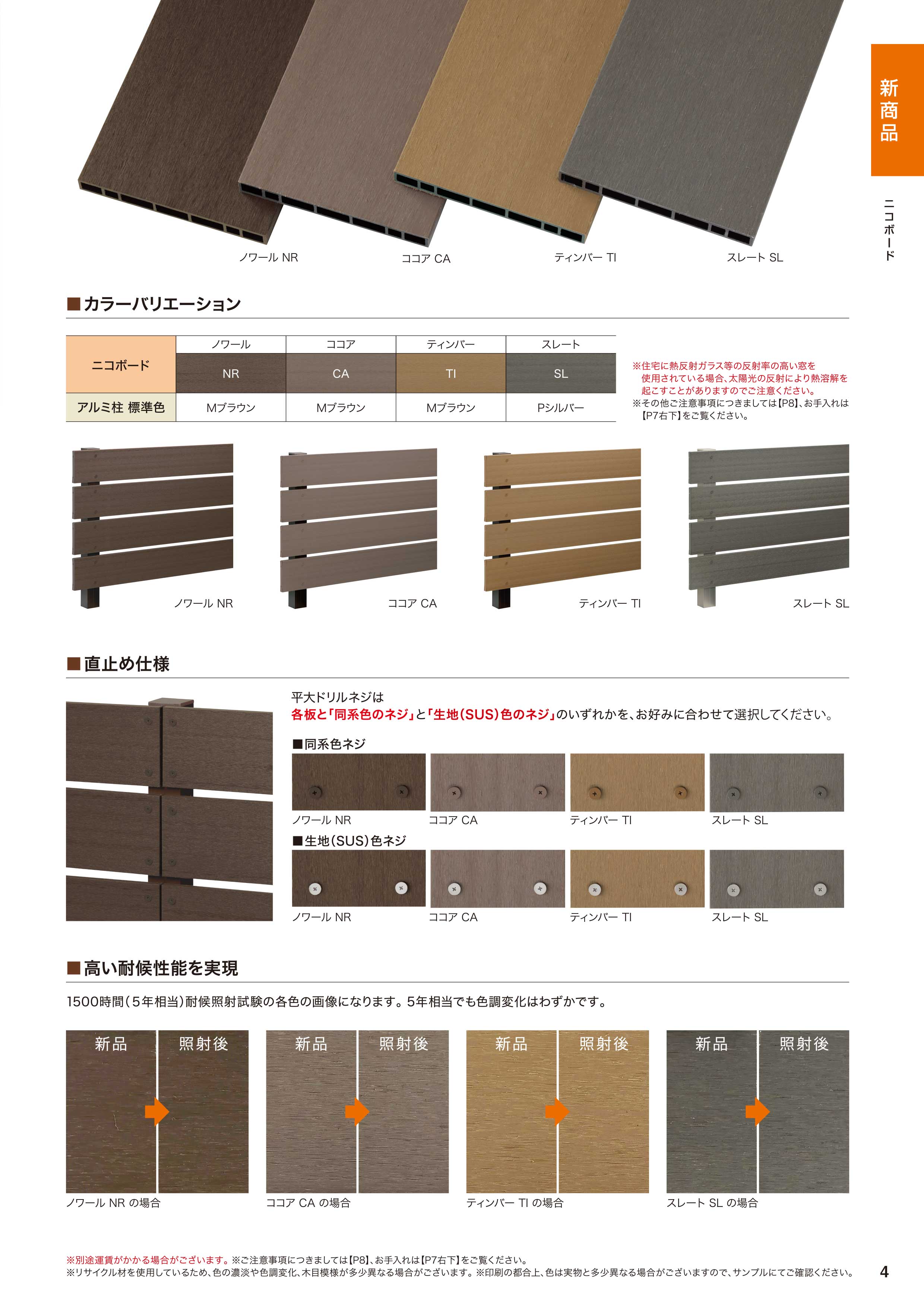F&F2023秋・冬新商品 ニコボード/Bウッド | WEBカタログ